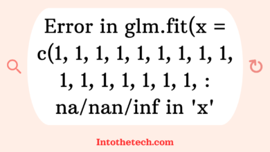 error in glm.fit(x = c(1, 1, 1, 1, 1, 1, 1, 1, 1, 1, 1, 1, 1, 1, 1, 1, : na/nan/inf in 'x'