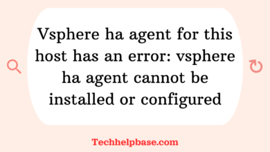 vsphere ha agent for this host has an error: vsphere ha agent cannot be installed or configured