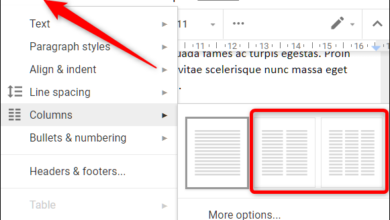 How to Split Bullet Points into Two Columns in Google Docs