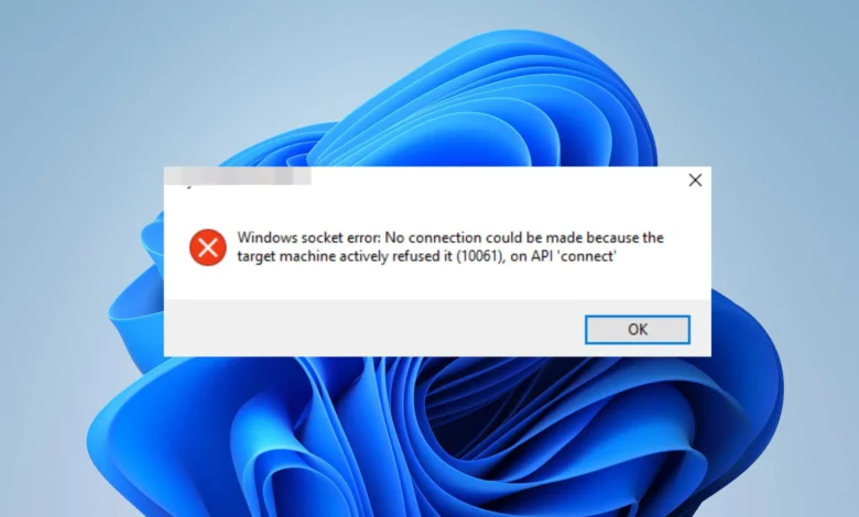 450 4.4.316 Connection Refused [Message=Socket Error Code 10061]